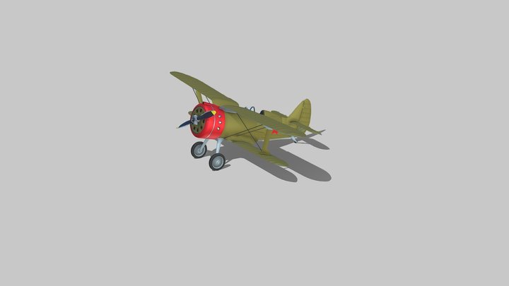 И-15 Чайка 3D Model