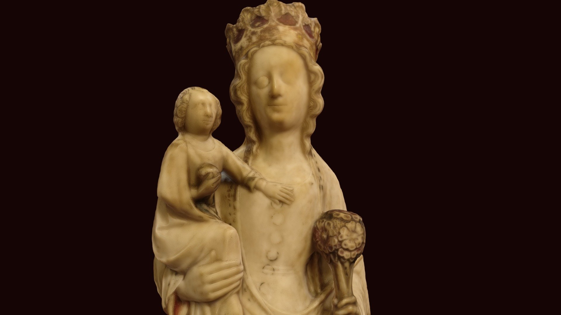 Virgin and child (High Poly)