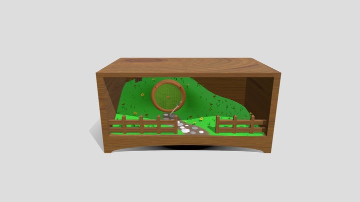 GL_ Diorama_Hobbiton 3D Model