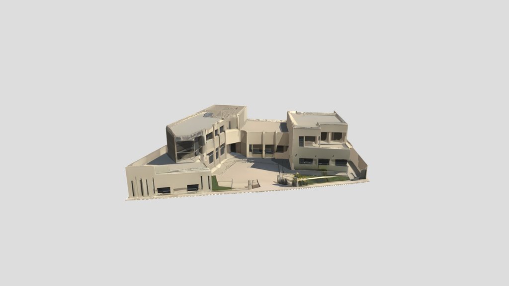 Modern  Complex - Architectural 3D Model