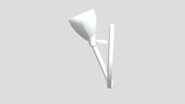 Wall Torch 004 3D Model