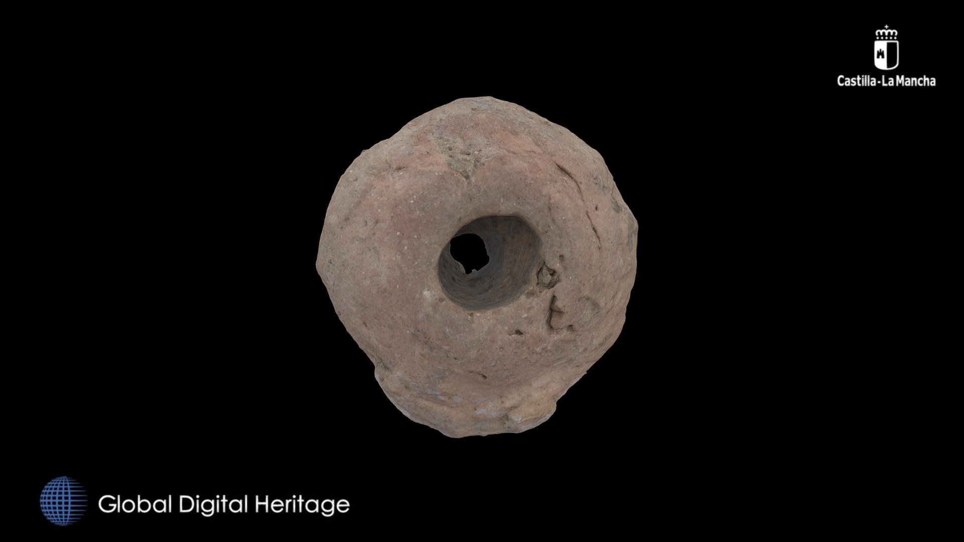 Clay spindle whorl, Alarcos, Ciudad Real