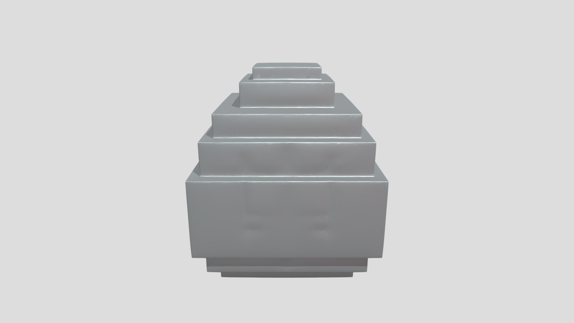 Purple blocky cartoon face - 3D model by meeyoungjang94 [7fb8cd1 ...