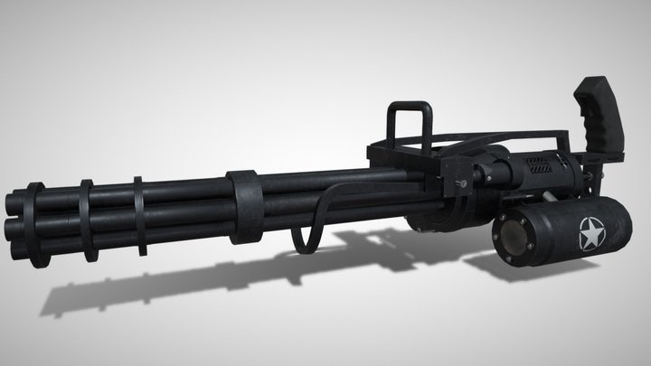Heavy Machine Guns 3D Model
