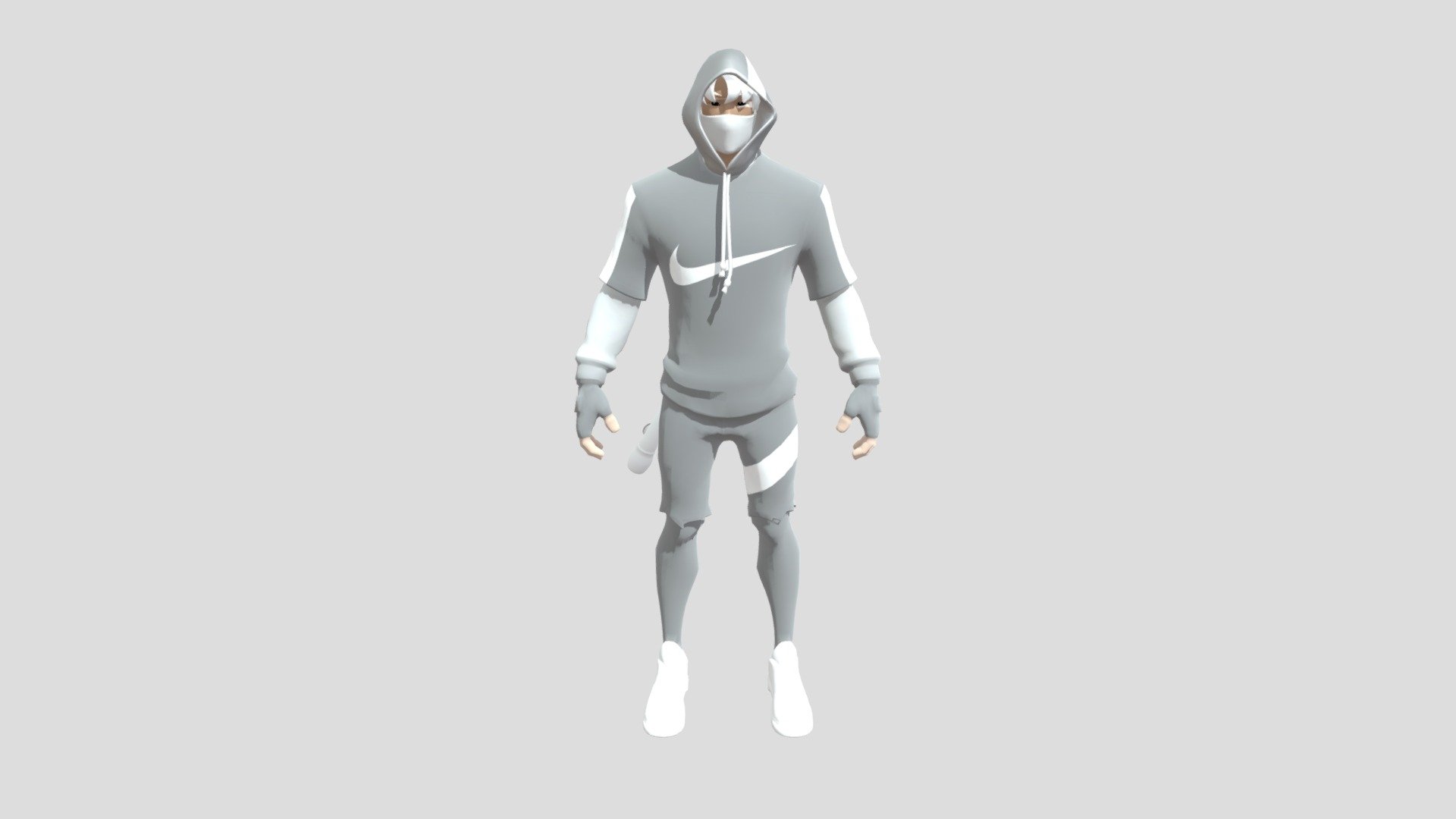 White Nike Ikonik