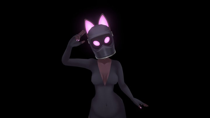 VRChat Avatar Miltia 3D Model
