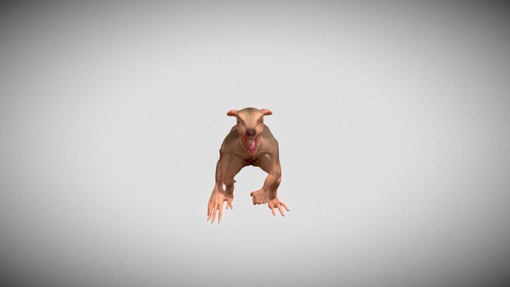 Monster Rat 3D Model