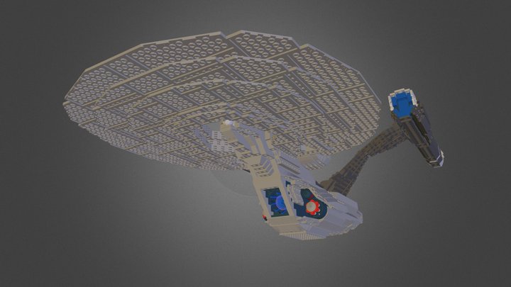 Lego USS Vengeance 3D Model