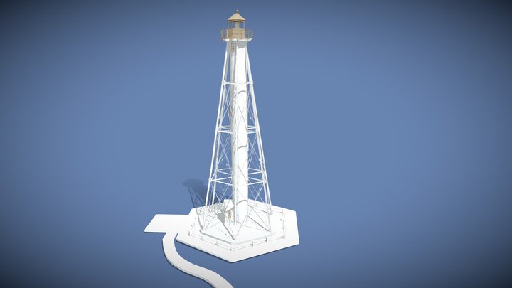 222367 Gasparilla Lighthouse 3D Model 3D Model