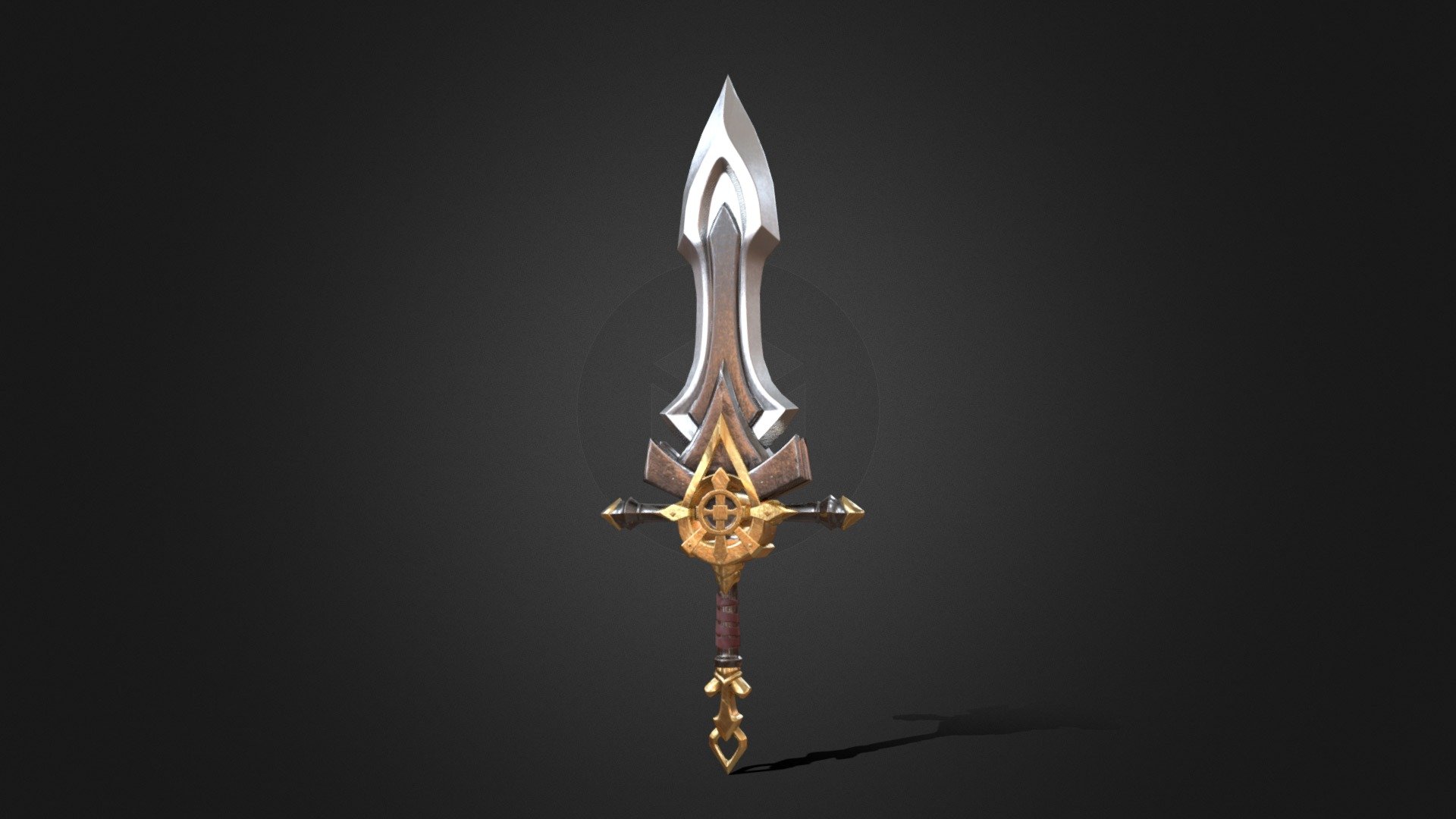 AAC202 Prop: Sword - Ed Dowling - 3D model by DEdward [7fbe562] - Sketchfab