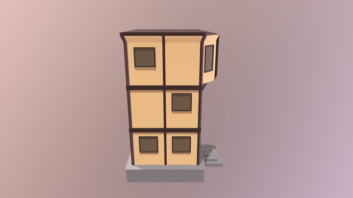 Tower House 3D Model