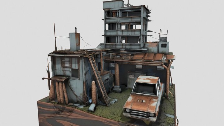 X-City-Part 3D Model