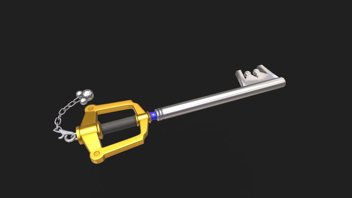 Keyblade Kindomhearts Free 3D Model