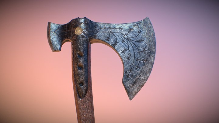 Quick Leviathan Axe Model 3D Model