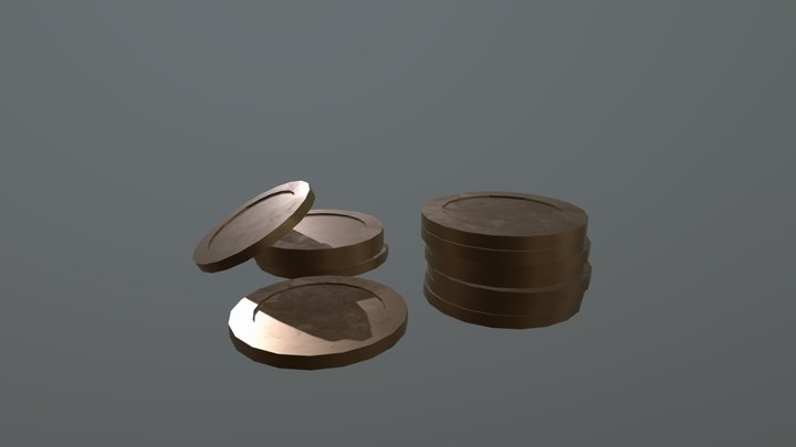 Coins 3D Model