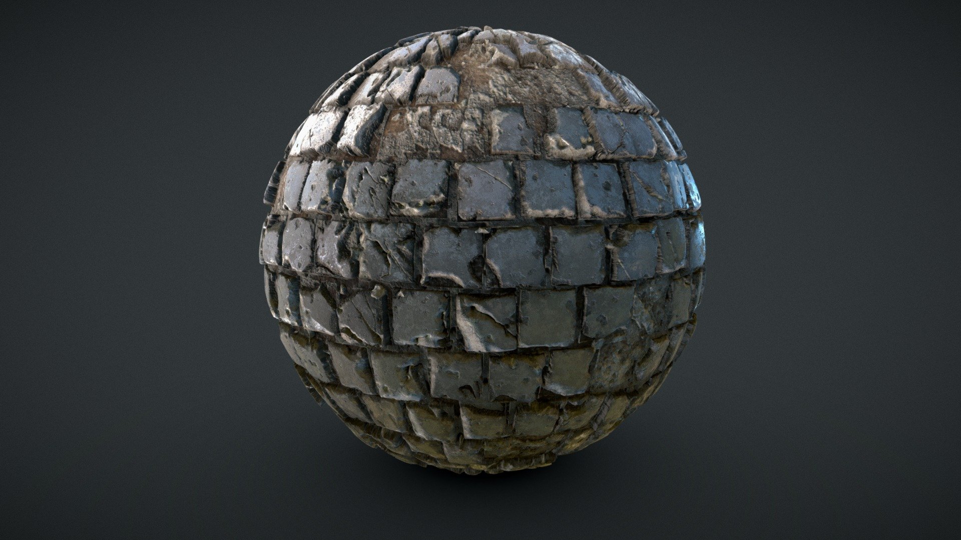 Stone Floor 4K Material Displacement Test