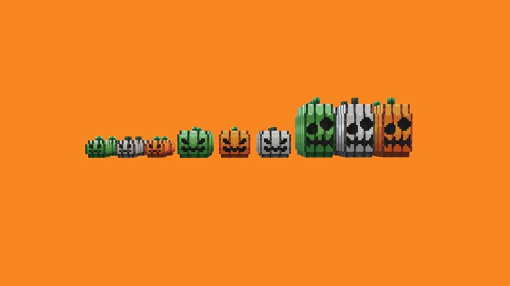 Vaskel's Pumpkins 3D Model