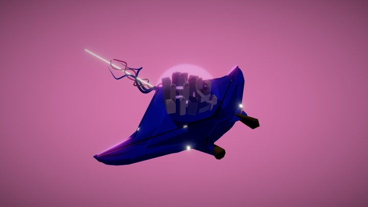 Manta Ray - Tilt Brush 3D Model