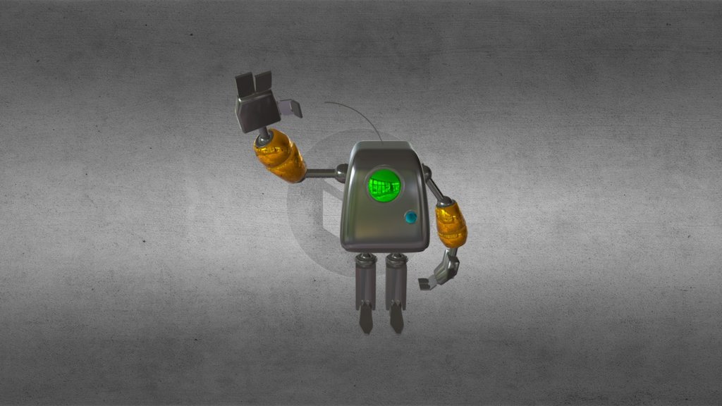 Smart-robot MINIHELPER - Download Free 3D model by MrDragoster [7fc1924 ...