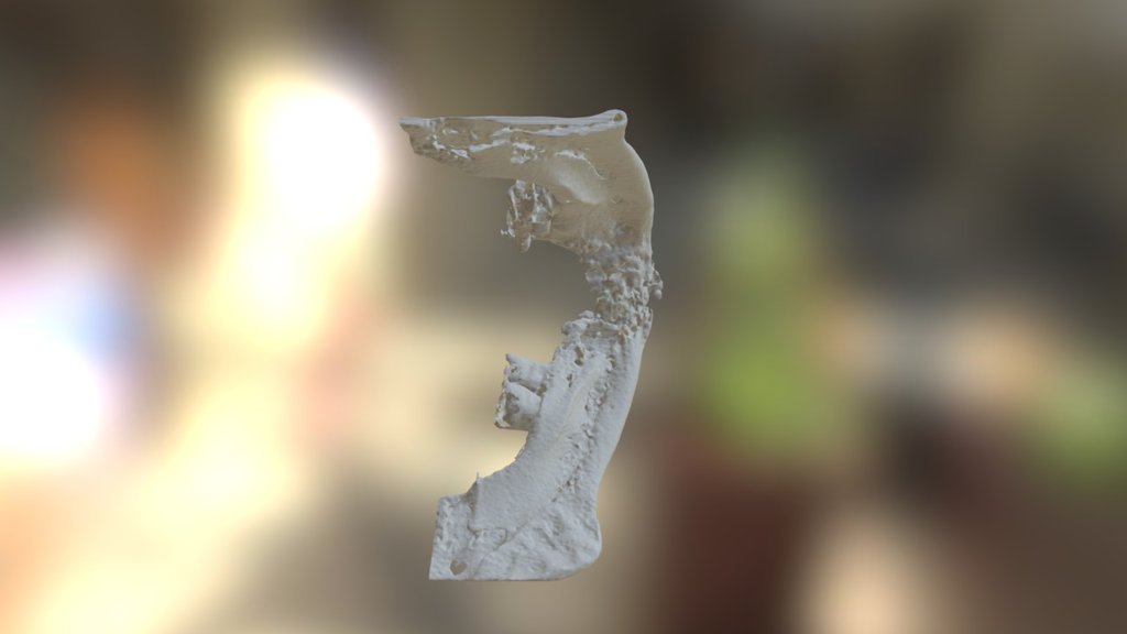 damaged mandible by mohammad reza abdollahi — Sketchfab embed 3D viewer