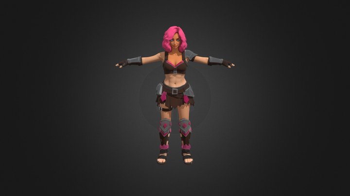 Warrior_Girl – Modello 3D gratuito STL