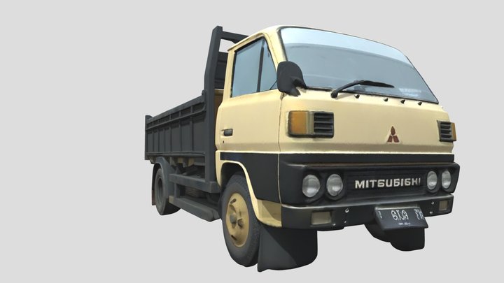Mitsubishi Truck 3d Model 3D Model