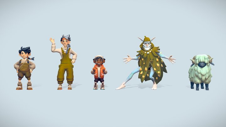 Shellycoat Character Showcase 3D Model