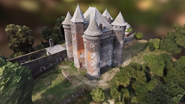 Chateau du Bousquet  .::RAWscan::. – Kostenloses 3D-Modell STL
