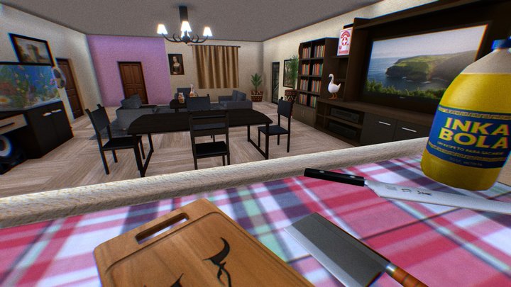 House Interior | PS1 Asset Pack 3D Model