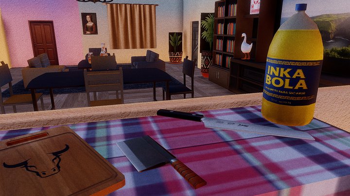 House Interior | PS1 Asset Pack 3D Model