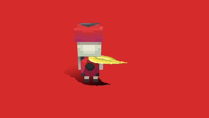 Rops from Gash Bell (Blockbench) 3D Model