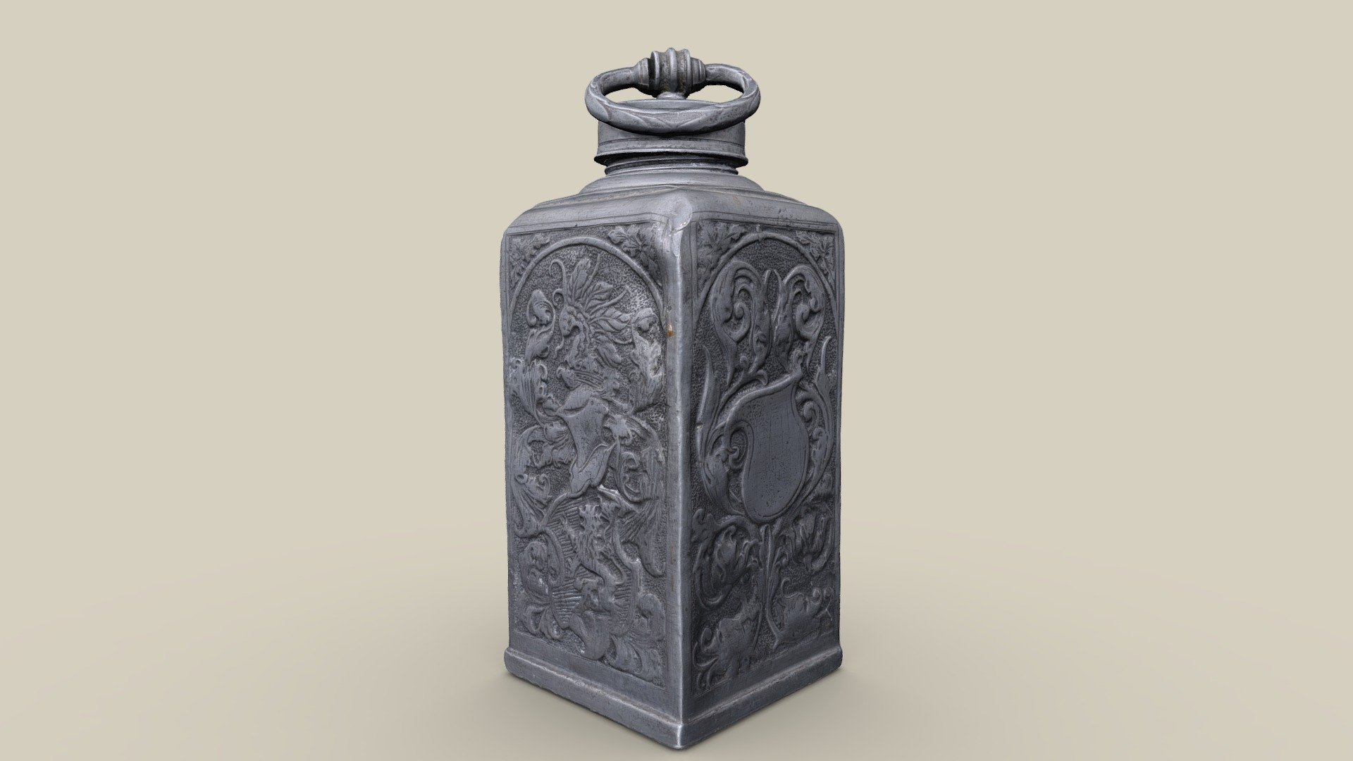 Zinnflasche — Sketchfab embed 3D viewer