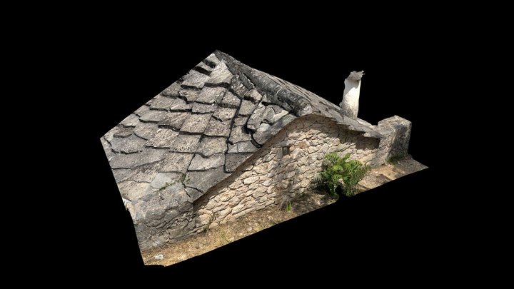 Počitelj Fortress - Cut Stone Roof (Scaniverse) – Free 3D Model STL