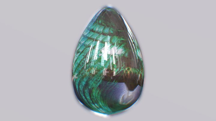 Glass Art Egg