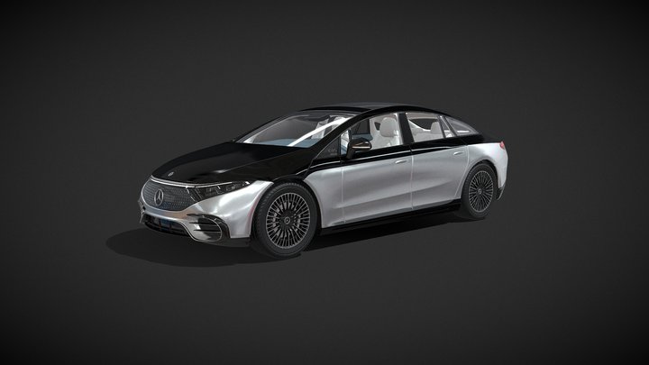 Mercedes EQS 3D Model