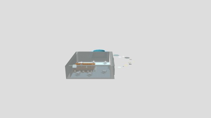 Cafe 3D Model