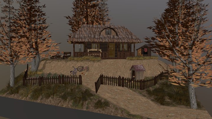 DAE Diorama - Grandma's house 3D Model