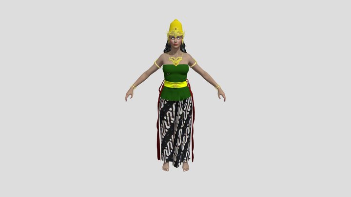 bahan cantik 1f3 3D Model