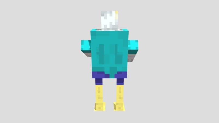 haha Chikin MAN go skrr skrr 3D Model