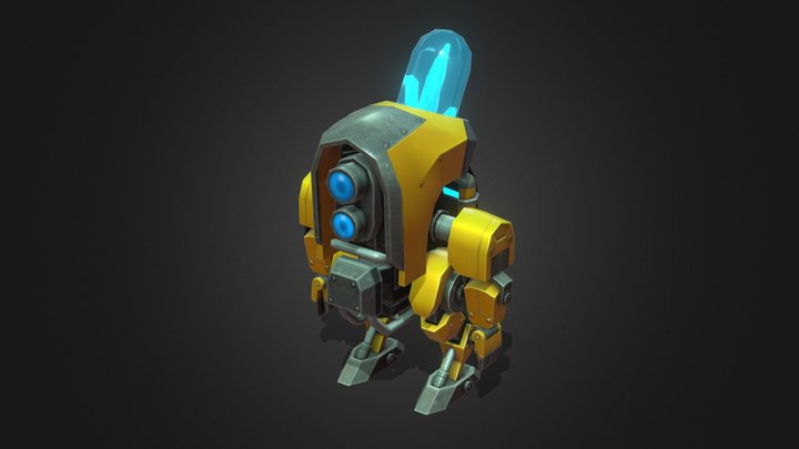 Crystalbot 01 3D Model