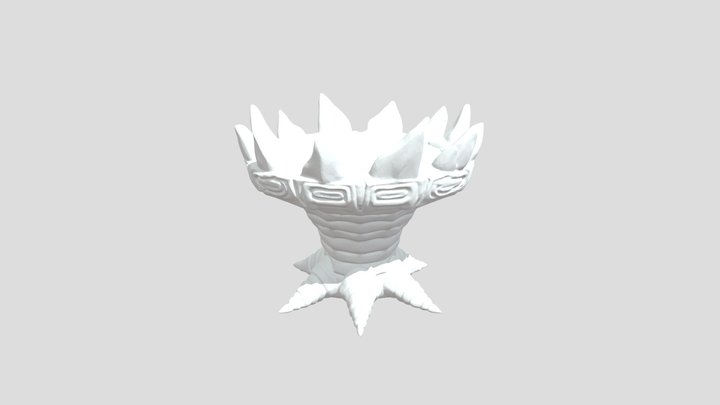Enchanted Amethyst Cauldron 3D Model