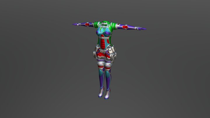 sci-fi outfit 3D Model