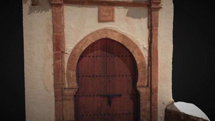 Chellah - Typical door 3D Model