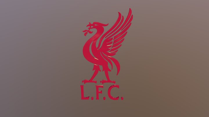 Liverpool FC logo 3D Model