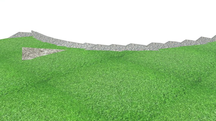 Island Scene 3D Model