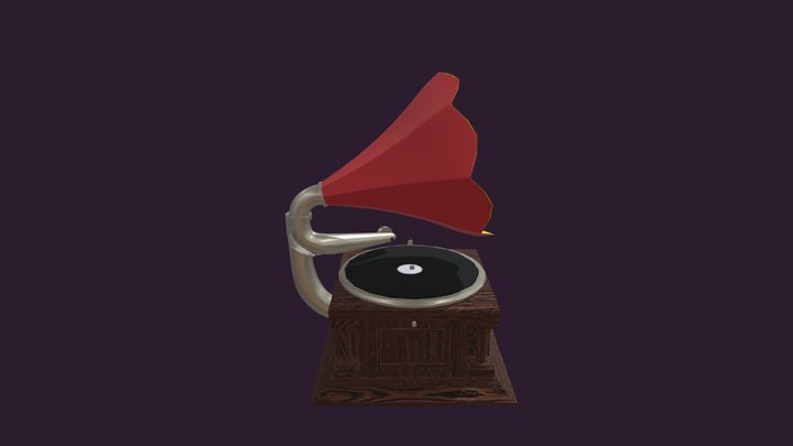record player 3D Model
