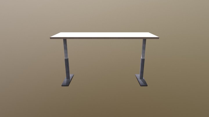 High Table 3D Model
