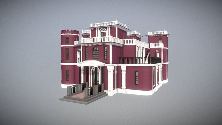 Castle House 3D Model