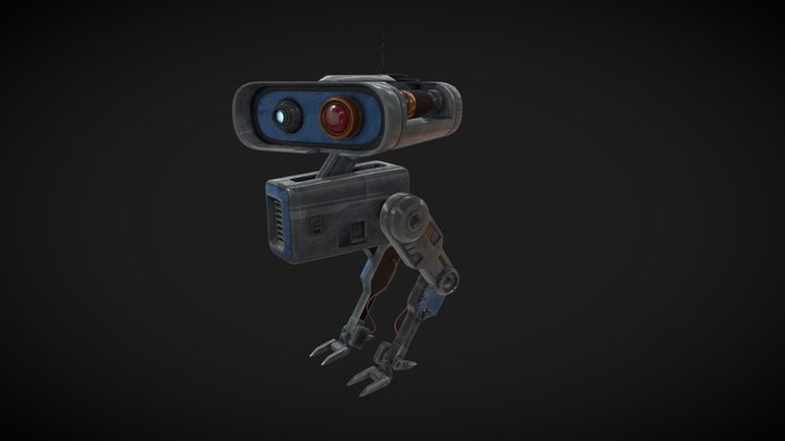 Droid BD-2 3D Model