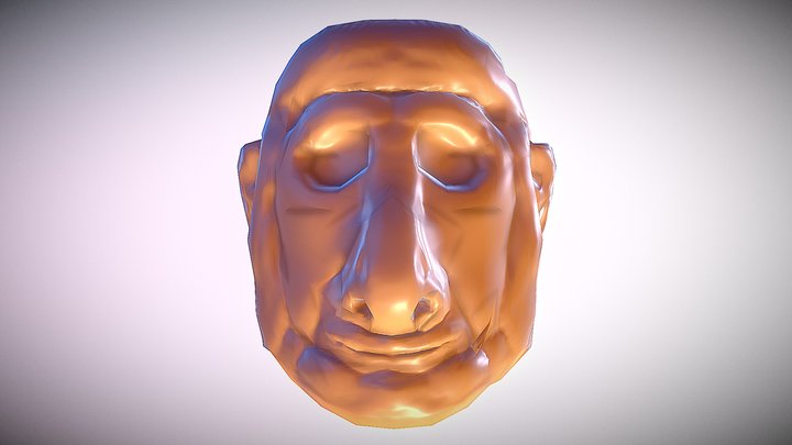 Low Poly w/ Normal Map Study 3D Model
